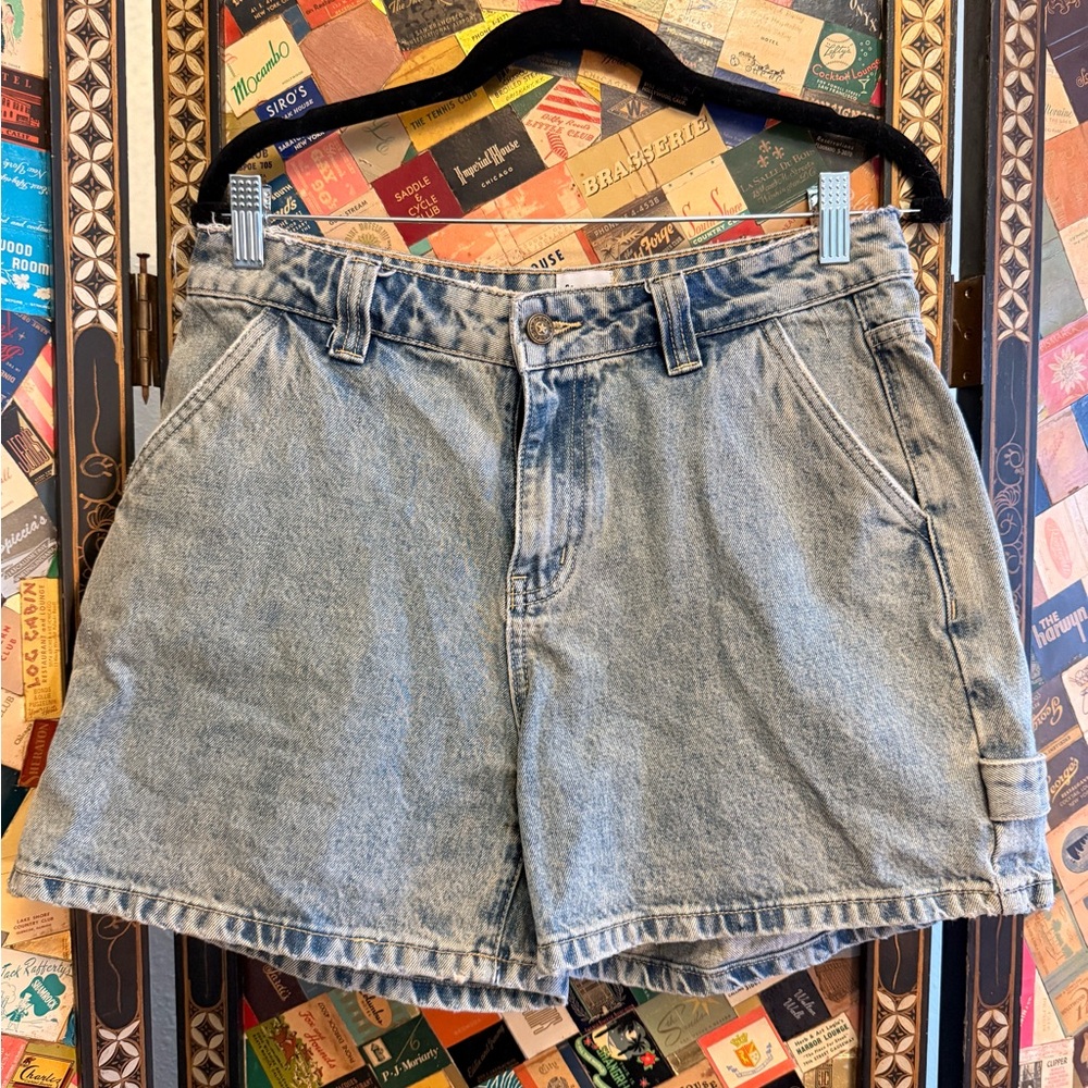 Princess Polly Light Blue Jean Shorts
